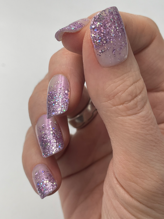 Breath of Purple 16er Overlay-Blush&Cherry - Blush and Cherry - Nagelfolien ohne UV