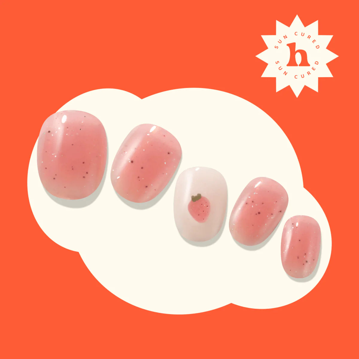 Hayhae-UV Nagelfolien-Premium- Nail wrap - Deutschland - uv gel nagelfolien - Hey, You’re Berry Sweet-UV Nail Wraps-Blush&Cherry - Blush and Cherry