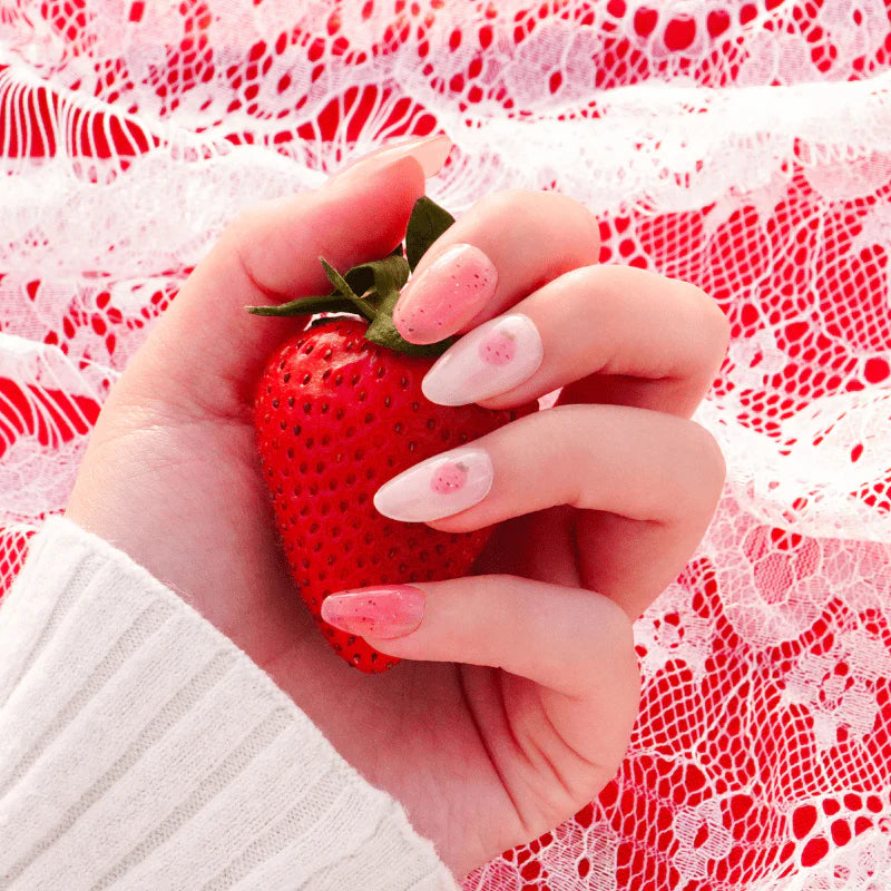 Hayhae-UV Nagelfolien-Premium- Nail wrap - Deutschland - uv gel nagelfolien - Hey, You’re Berry Sweet-UV Nail Wraps-Blush&Cherry - Blush and Cherry