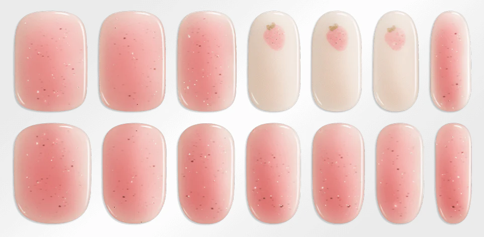 Hayhae-UV Nagelfolien-Premium- Nail wrap - Deutschland - uv gel nagelfolien - Hey, You’re Berry Sweet-UV Nail Wraps-Blush&Cherry - Blush and Cherry