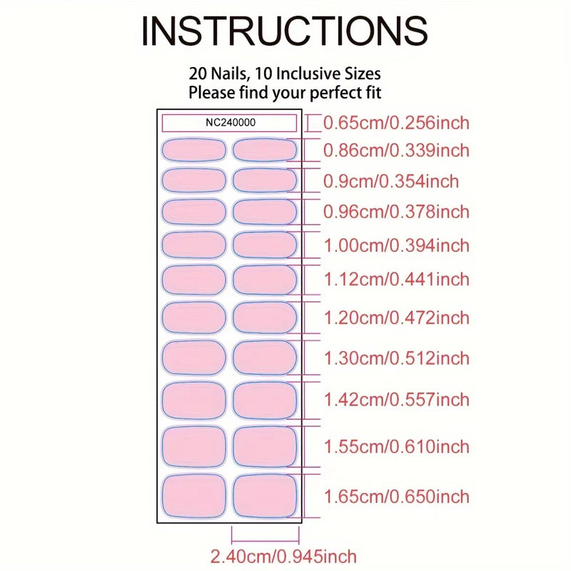 UV Hot Pink 20er-Blush&Cherry-Blush and Cherry - UV Gel Folien