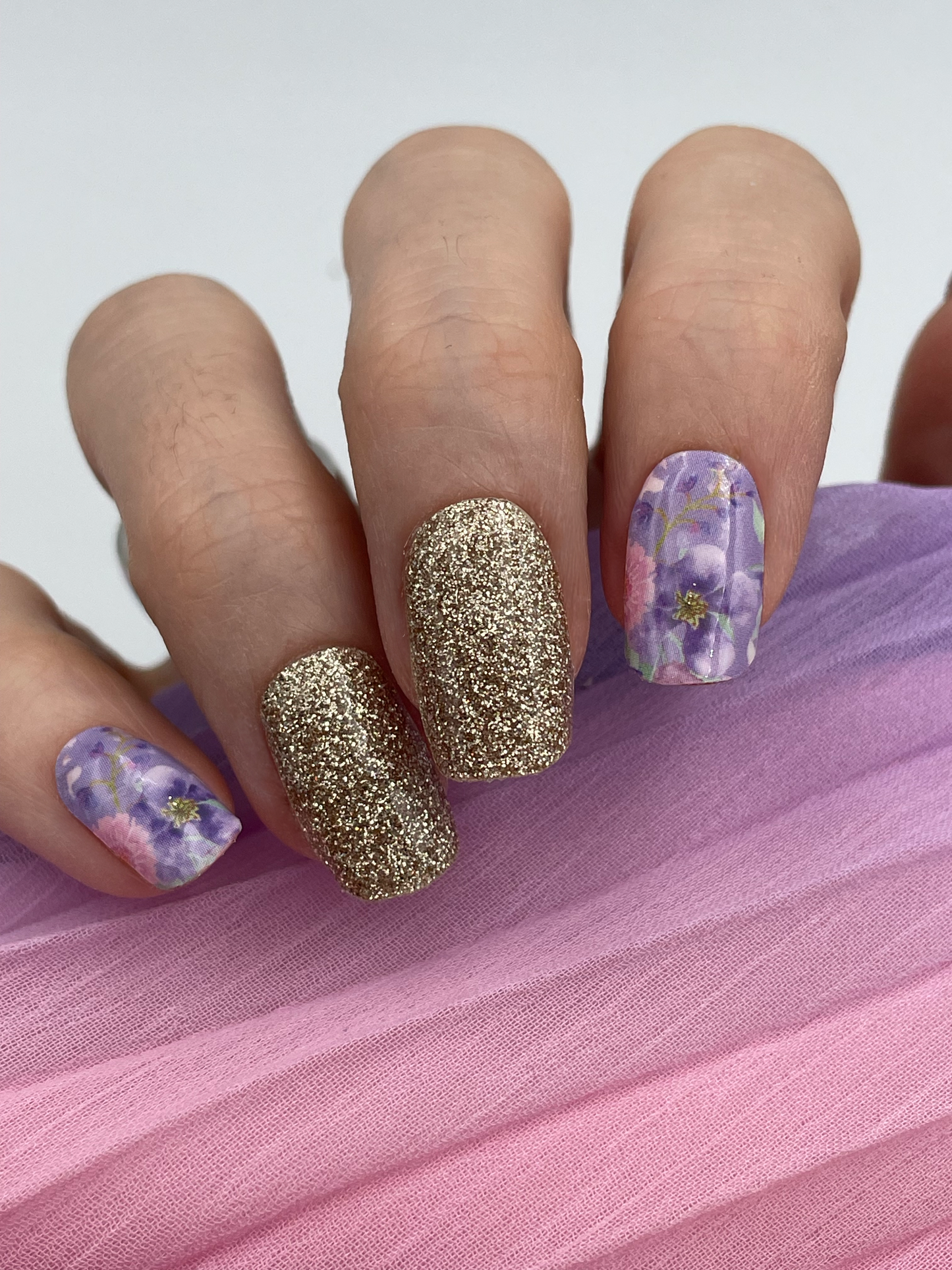 Wildflower Meadow 16er-Blush&Cherry - Blush and Cherry - Nagelfolien ohne UV