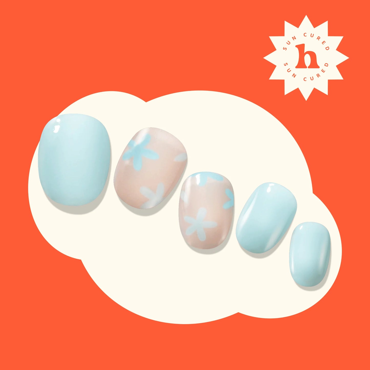 Hey, Daisy Days-Blush&Cherry - Blush and Cherry - Heyhae UV Gel Folien - Premium Solar