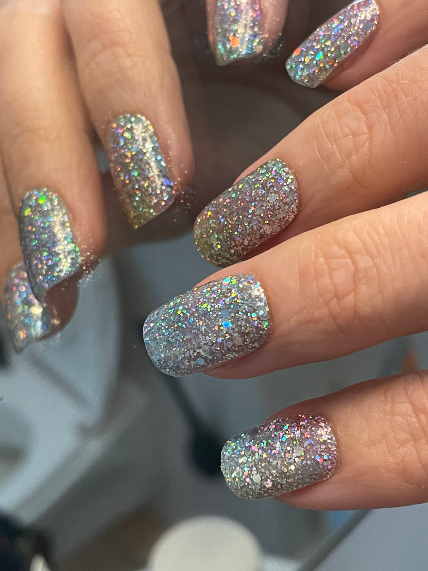 Disco Ball 16er-Blush&Cherry - Blush and Cherry - Nagelfolien ohne UV