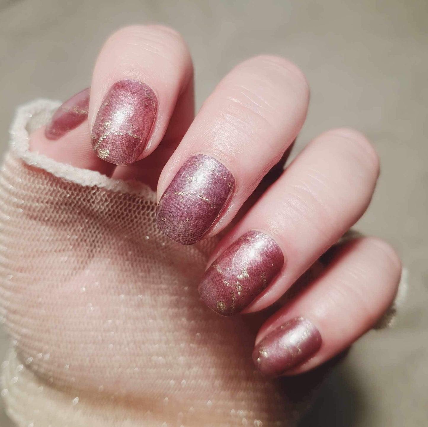 Flat White 16er-Blush&Cherry - Blush and Cherry - Nagelfolien ohne UV