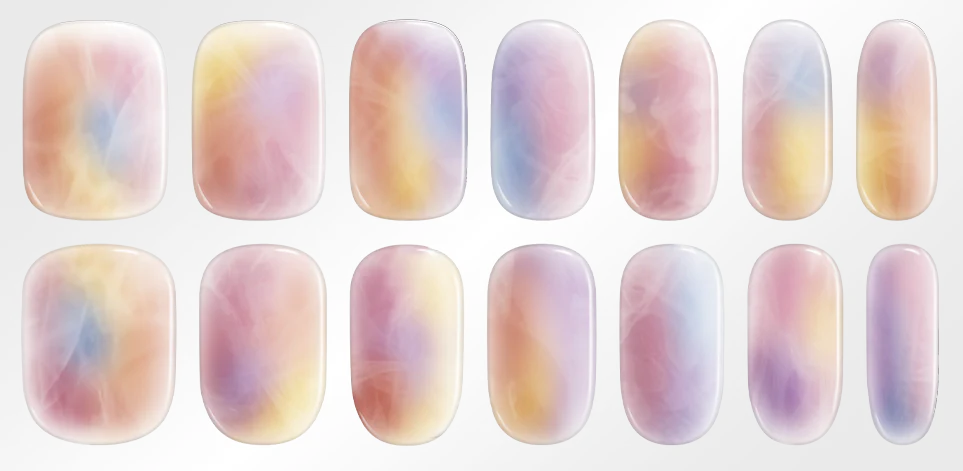 Hayhae-UV Nagelfolien-Premium- Nail wrap - Deutschland - uv gel nagelfolien - Hey, Sunset Drive?-UV Nail Wraps-Blush&Cherry - Blush and Cherry