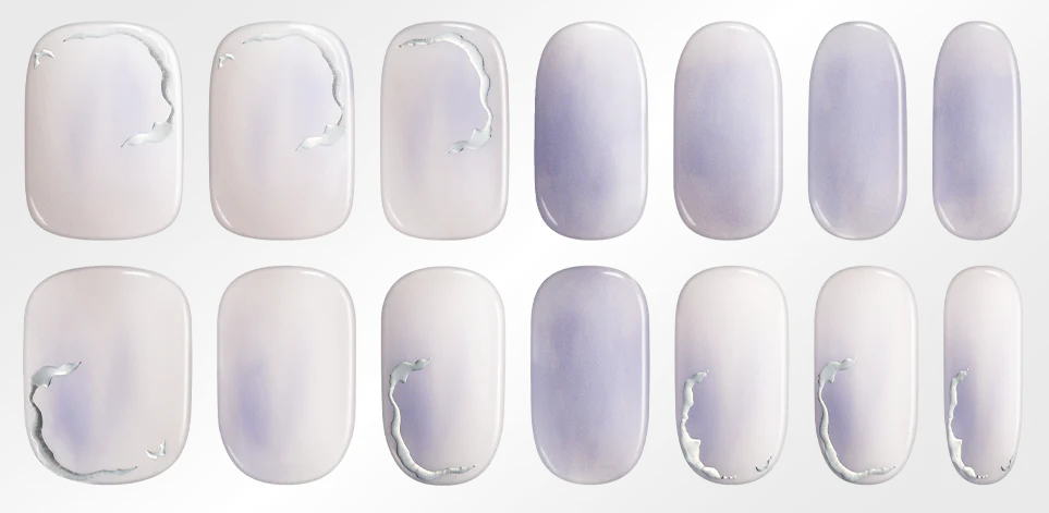 Hey, 7 A.M. Tomorrow?-UV Nail Wraps-Blush&Cherry - Blush and Cherry - Heyhae UV Gel Folien - Premium Solar