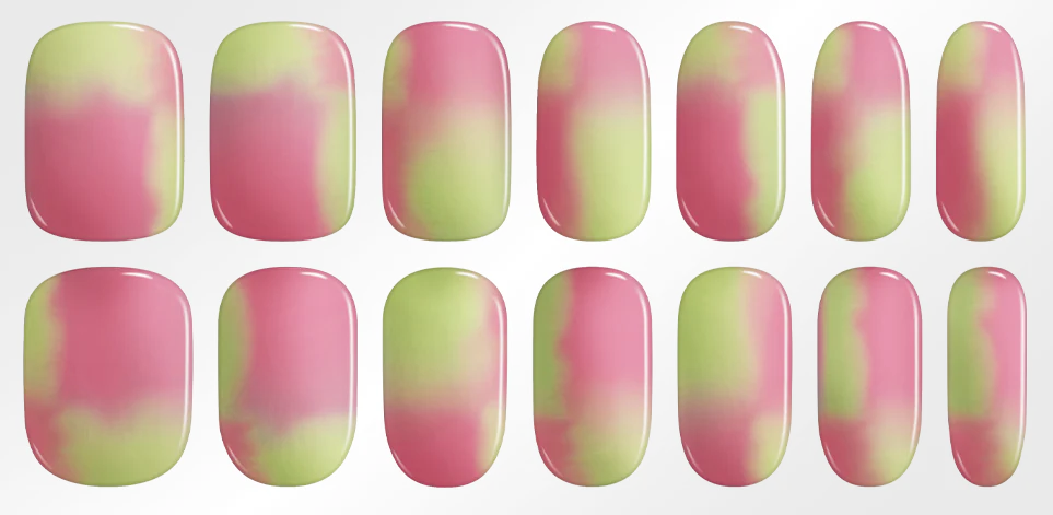 Hey, Let’s Go Tan-UV Nail Wraps-Blush&Cherry - Blush and Cherry - Heyhae UV Gel Folien - Premium Solar