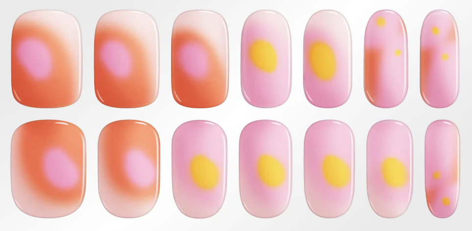 Hayhae-UV Nagelfolien-Premium- Nail wrap - Deutschland - uv gel nagelfolien - Hey, You’re Enchanting-UV Nail Wraps-Blush&Cherry - Blush and Cherry