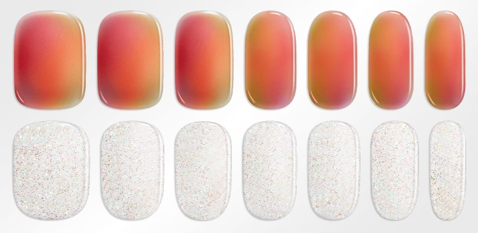 Hey, You're A Boss Babe-UV Nail Wraps-Blush&Cherry - Blush and Cherry - Heyhae UV Gel Folien - Premium Solar