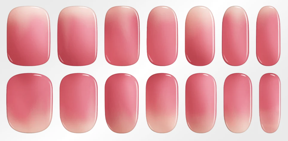 Hayhae-UV Nagelfolien-Premium- Nail wrap - Deutschland - uv gel nagelfolien - Hey, Hot Girl Walk?-UV Nail Wraps-Blush&Cherry - Blush and Cherry