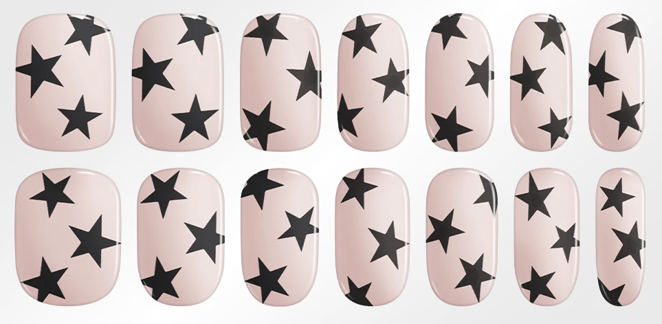 Hey, You’re My Star-UV Nail Wraps-Blush&Cherry - Blush and Cherry - Heyhae UV Gel Folien - Premium Solar