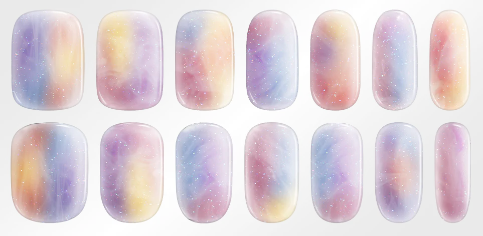 Hayhae-UV Nagelfolien-Premium- Nail wrap - Deutschland - uv gel nagelfolien - Hey, Sunset Drive?-UV Nail Wraps-Blush&Cherry - Blush and Cherry