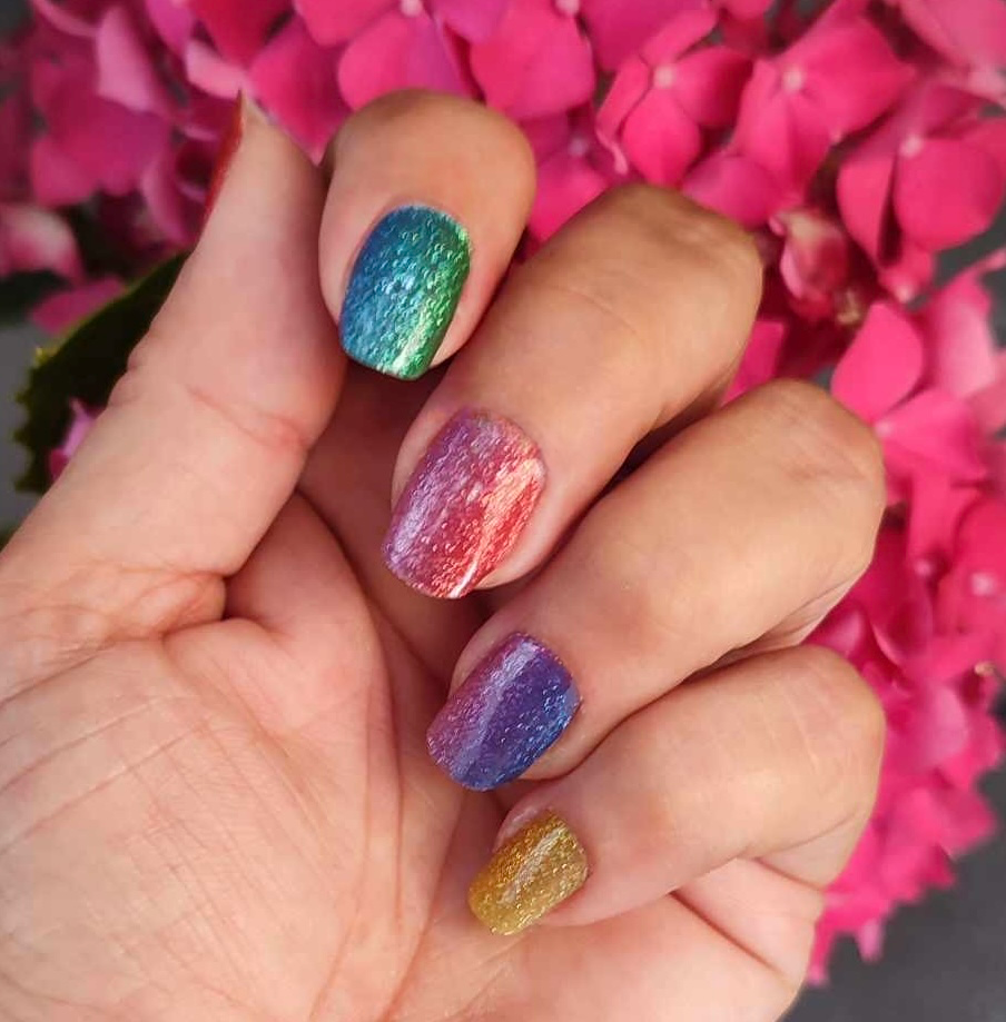 Hunky-Dory 16er-Blush&Cherry - Blush and Cherry - Nagelfolien ohne UV