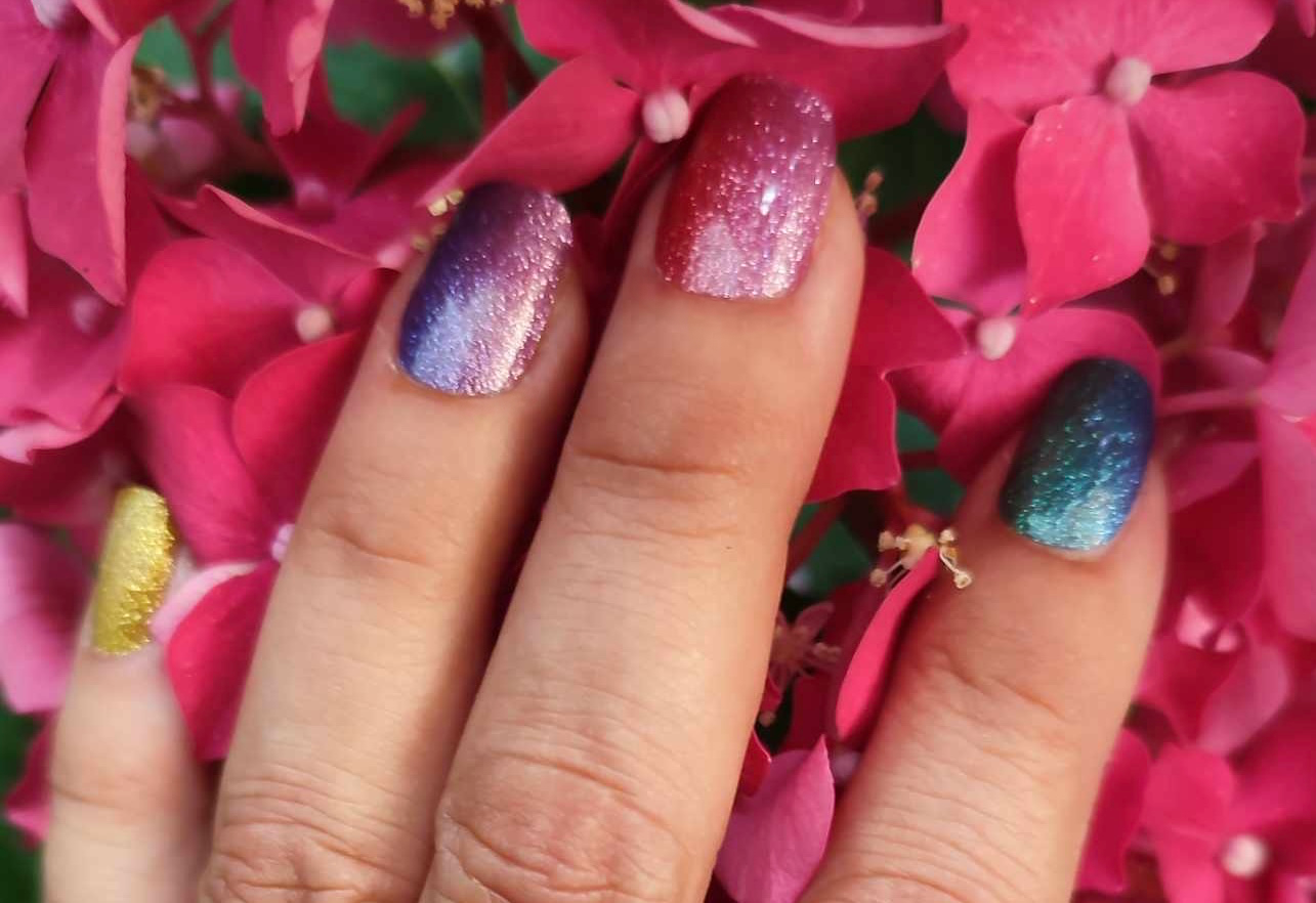 Hunky-Dory 16er-Blush&Cherry - Blush and Cherry - Nagelfolien ohne UV