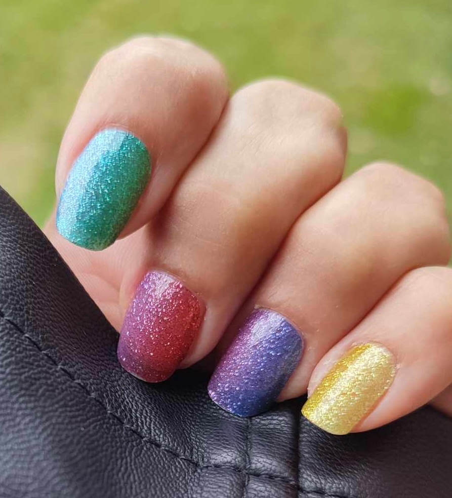 Hunky-Dory 16er-Blush&Cherry - Blush and Cherry - Nagelfolien ohne UV
