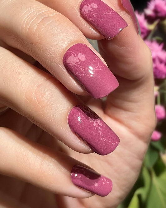 Besties 16er-Blush&Cherry-Exklusiv-Blush&Cherry-Blush and Cherry-Nagelfolien-Non UV-Ohne UV
