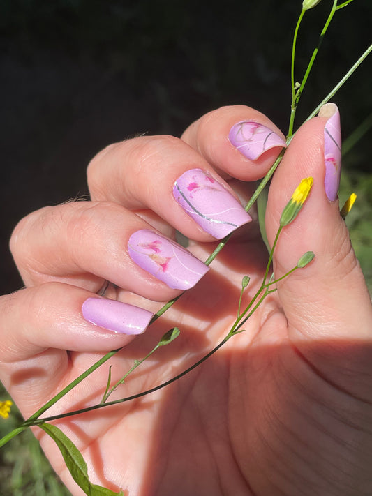 Another Love 16er-Blush&Cherry-Exklusiv-Blush&Cherry-Blush and Cherry-Nagelfolien-Non UV-Ohne UV