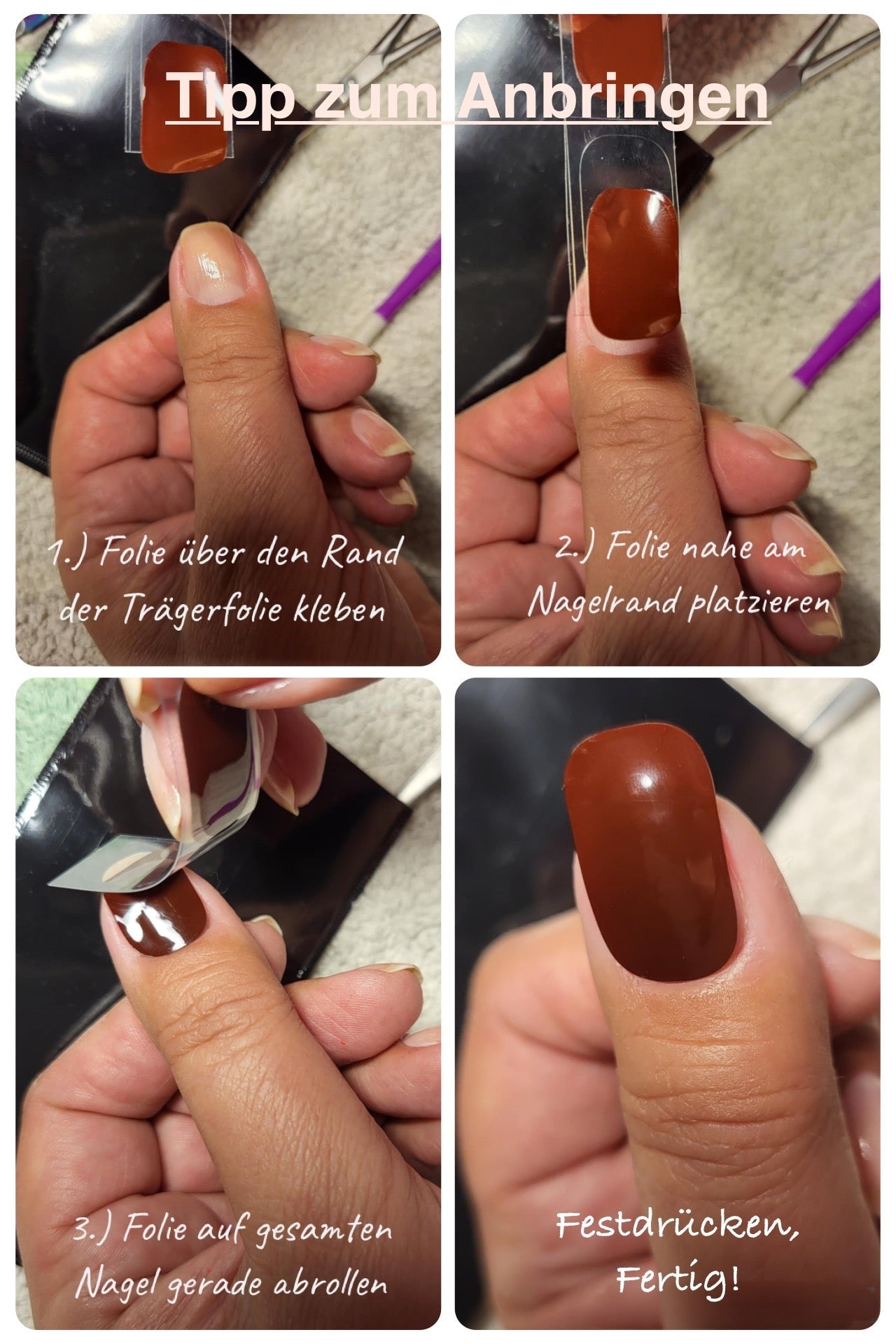 UV Redstone 16er-Blush&Cherry-Blush and Cherry - UV Gel Folien