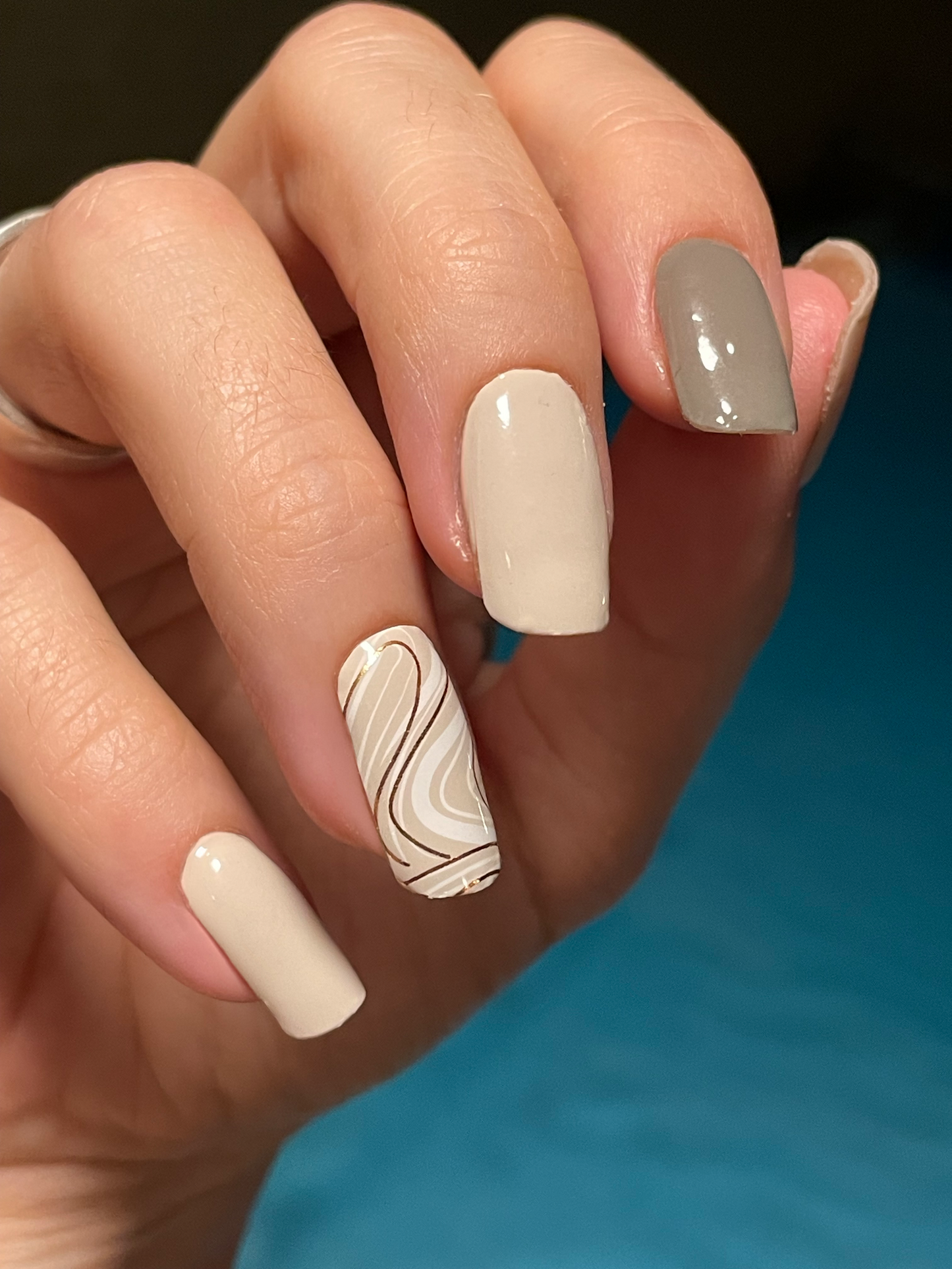 Café au Lait 16er-Blush&Cherry - Blush and Cherry - Nagelfolien ohne UV