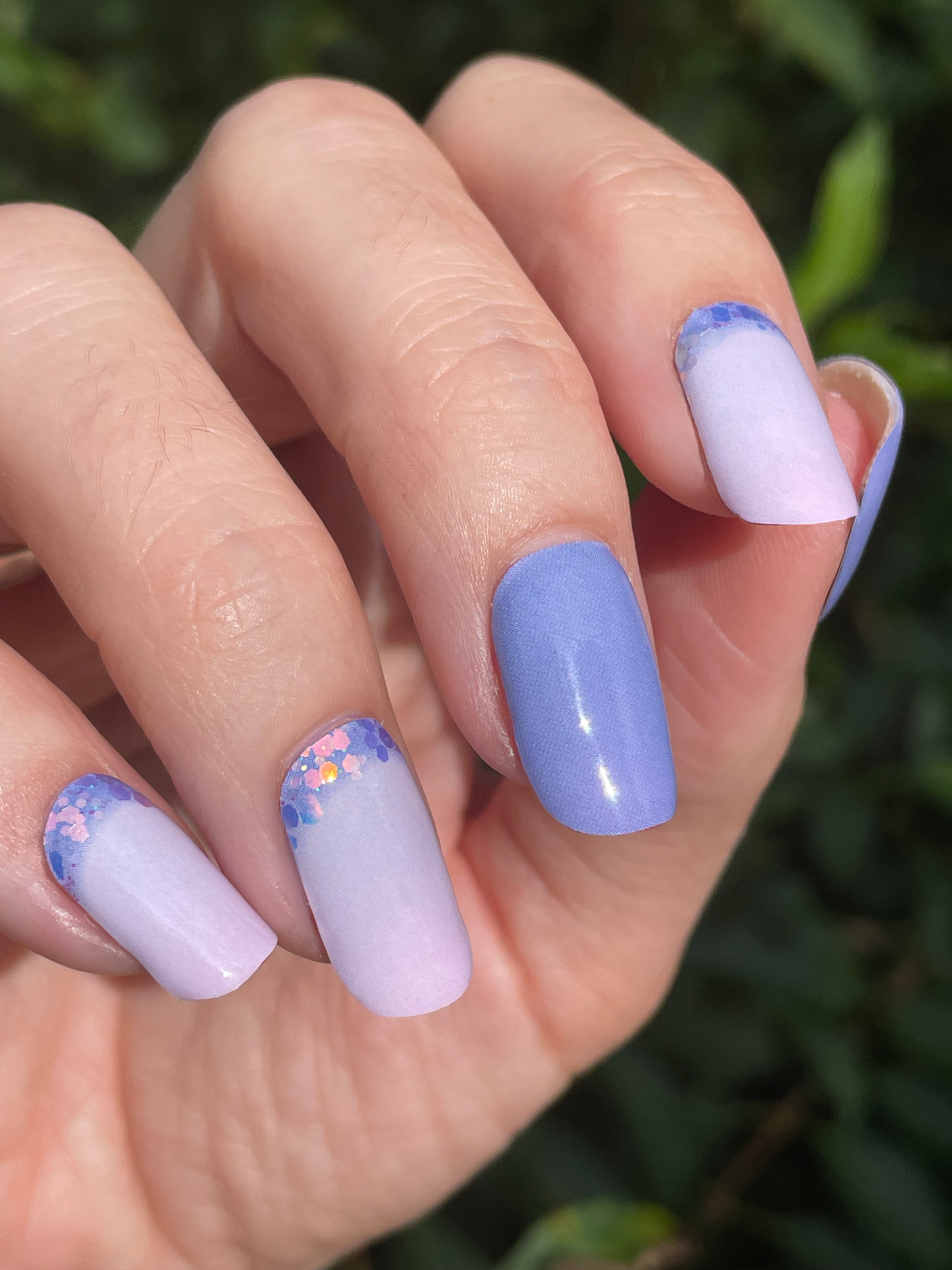 Blueberry Milkshake 16er-Blush&Cherry - Blush and Cherry - Nagelfolien ohne UV