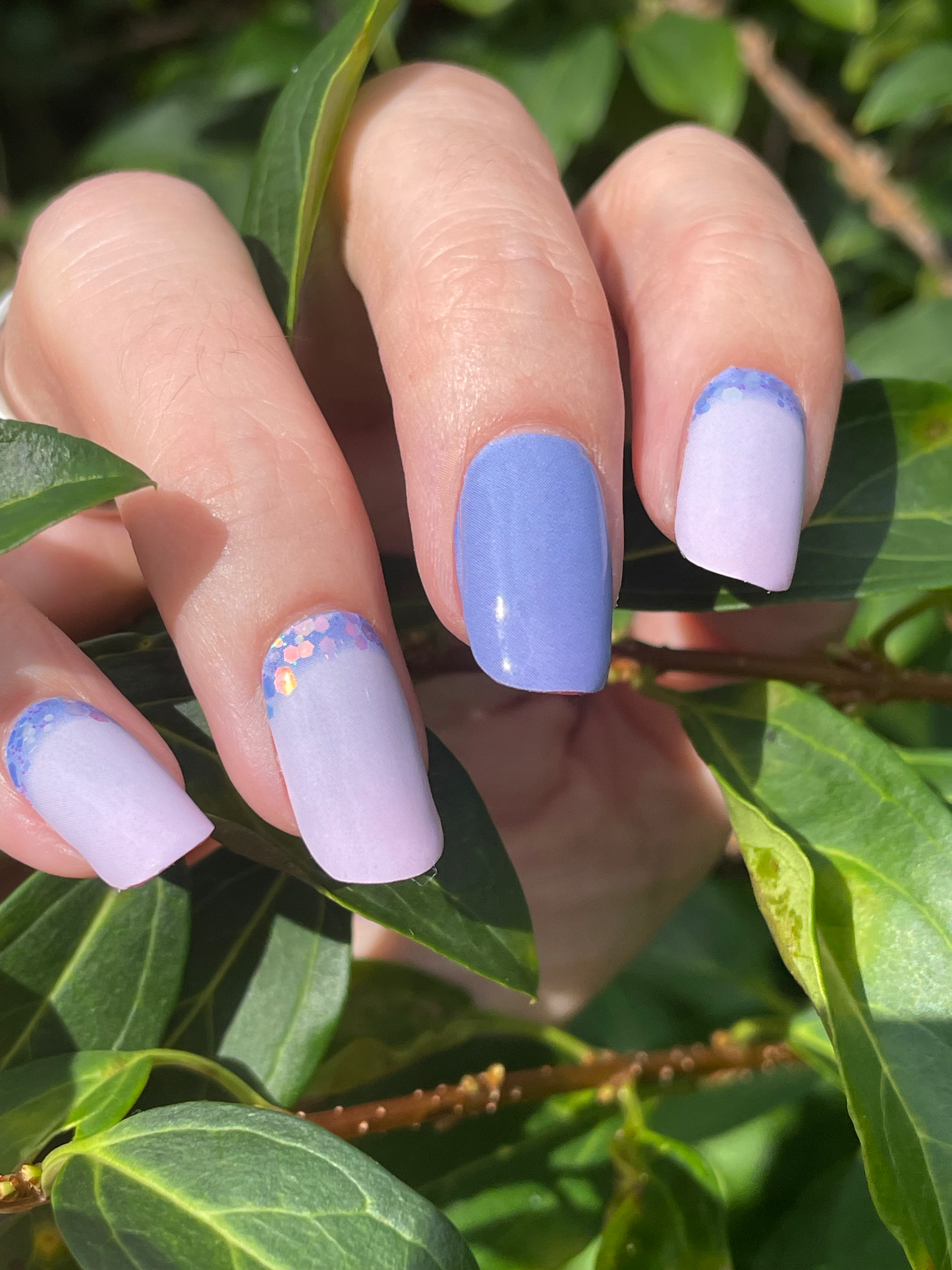 Blueberry Milkshake 16er-Blush&Cherry - Blush and Cherry - Nagelfolien ohne UV