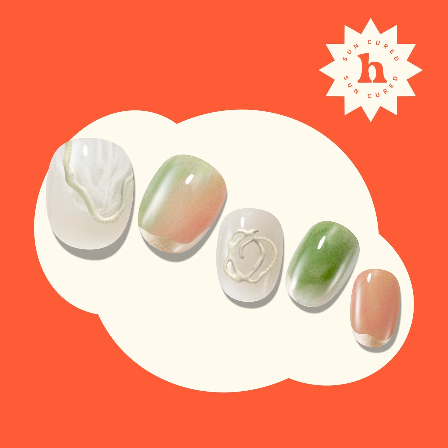 Hayhae-UV Nagelfolien-Premium- Nail wrap - Deutschland - uv gel nagelfolien - Hey, Chase Your Dreams-Blush&Cherry - Blush and Cherry