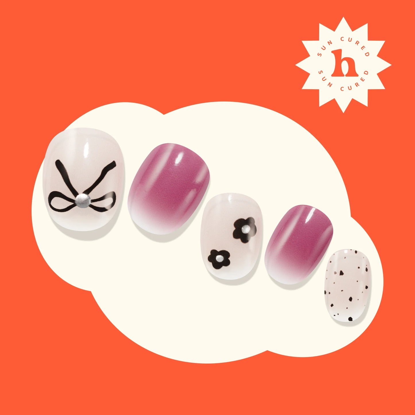 Hey, Let’s Be Friends-Blush&Cherry - Blush and Cherry - Heyhae UV Gel Folien - Premium Solar