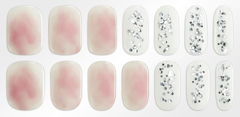 Hayhae-UV Nagelfolien-Premium- Nail wrap - Deutschland - uv gel nagelfolien - Hey, The Night Is Young-Blush&Cherry - Blush and Cherry