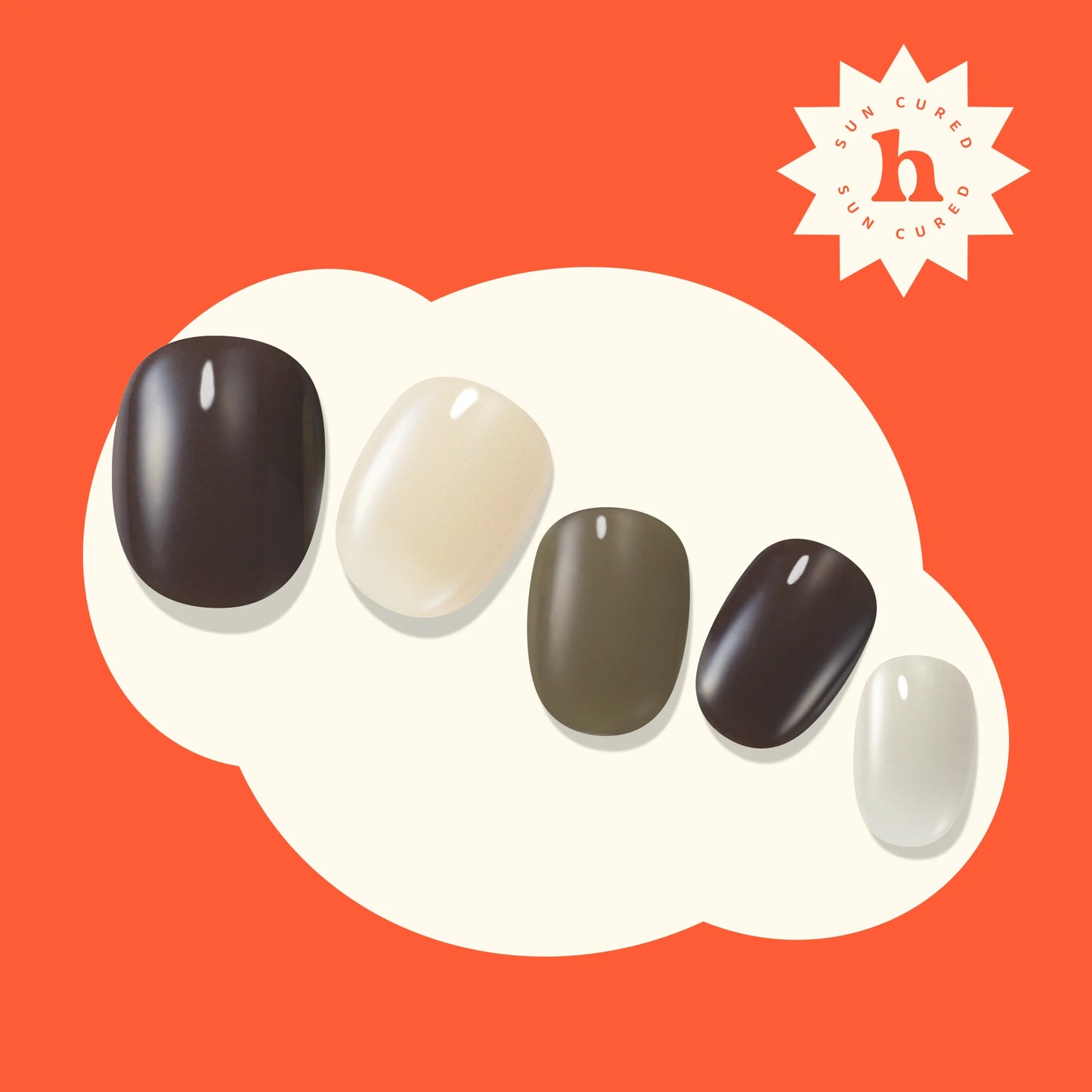 Hayhae-UV Nagelfolien-Premium- Nail wrap - Deutschland - uv gel nagelfolien - Hey, Spill The Tea-Blush&Cherry - Blush and Cherry