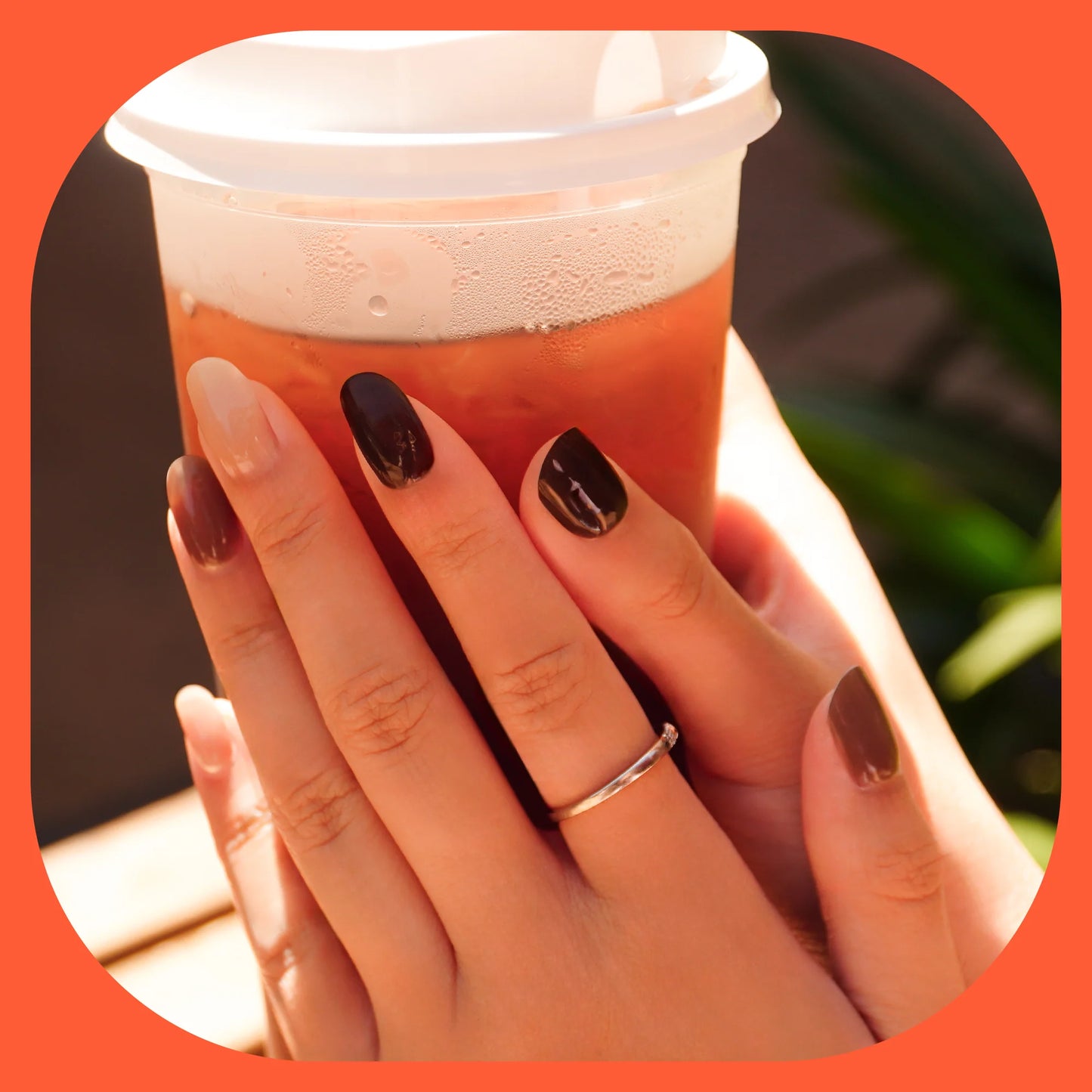 Hayhae-UV Nagelfolien-Premium- Nail wrap - Deutschland - uv gel nagelfolien - Hey, Spill The Tea-Blush&Cherry - Blush and Cherry