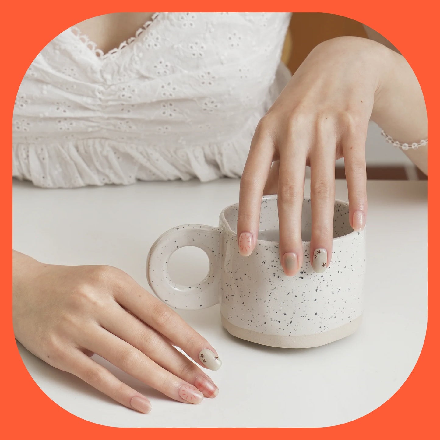 Hayhae-UV Nagelfolien-Premium- Nail wrap - Deutschland - uv gel nagelfolien - Hey, Seas The Day!-Blush&Cherry - Blush and Cherry