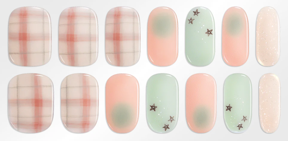 Hayhae-UV Nagelfolien-Premium- Nail wrap - Deutschland - uv gel nagelfolien - Hey, Seas The Day!-Blush&Cherry - Blush and Cherry