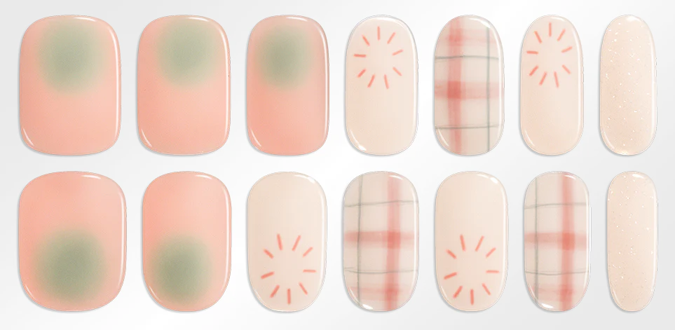 Hayhae-UV Nagelfolien-Premium- Nail wrap - Deutschland - uv gel nagelfolien - Hey, Seas The Day!-Blush&Cherry - Blush and Cherry