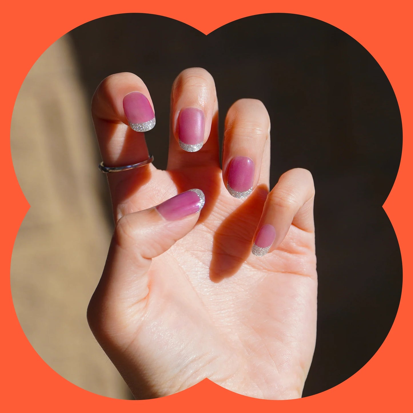 Hayhae-UV Nagelfolien-Premium- Nail wrap - Deutschland - uv gel nagelfolien - Hey, Love Your Vibe-Blush&Cherry - Blush and Cherry