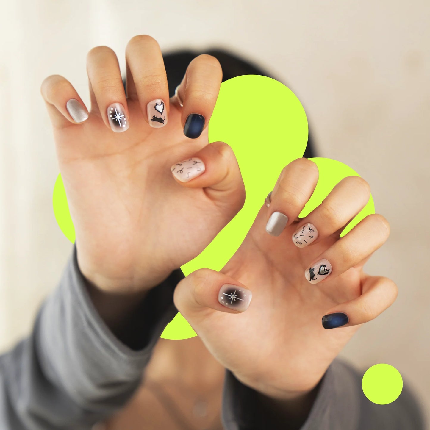 Hayhae-UV Nagelfolien-Premium- Nail wrap - Deutschland - uv gel nagelfolien - Hey, You’re Timeless-Blush&Cherry - Blush and Cherry