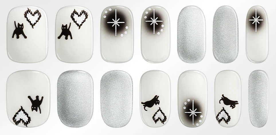 Hayhae-UV Nagelfolien-Premium- Nail wrap - Deutschland - uv gel nagelfolien - Hey, You’re Timeless-Blush&Cherry - Blush and Cherry