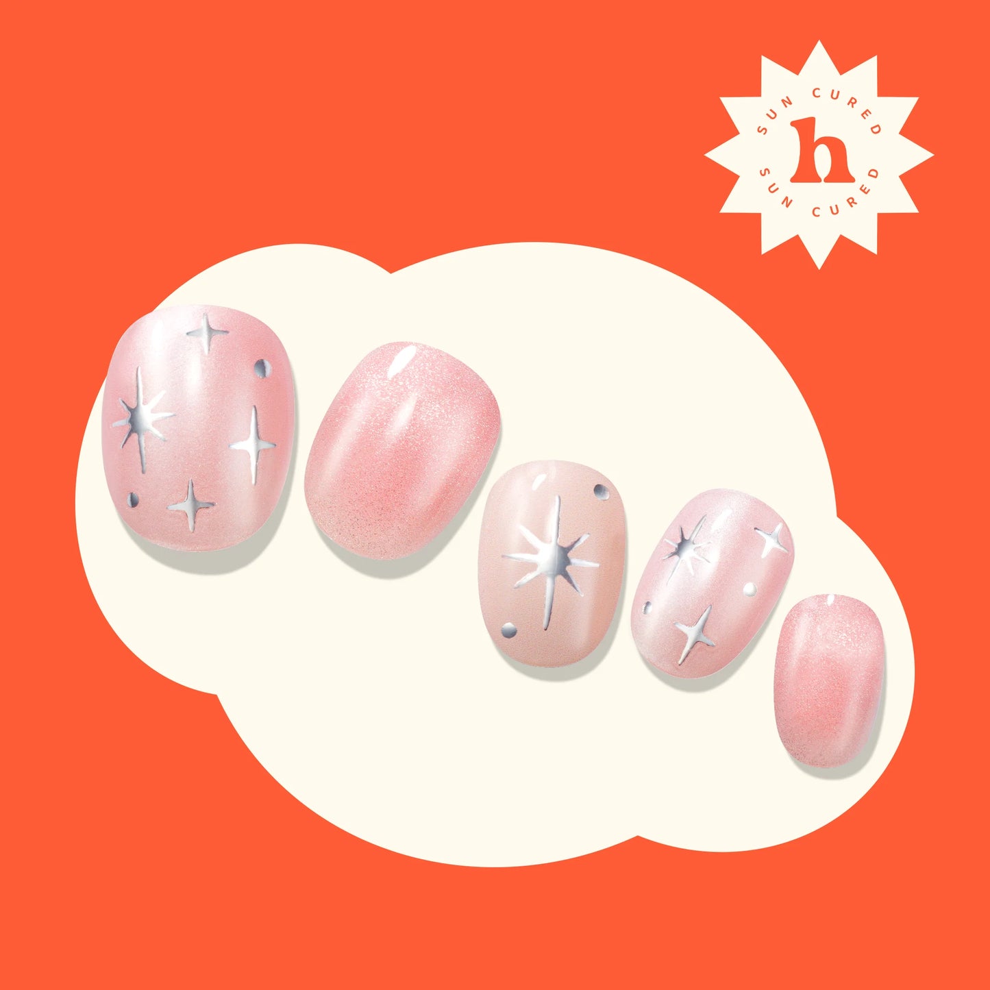 Hayhae-UV Nagelfolien-Premium- Nail wrap - Deutschland - uv gel nagelfolien - Hey, Miss U To Infinity-Blush&Cherry - Blush and Cherry
