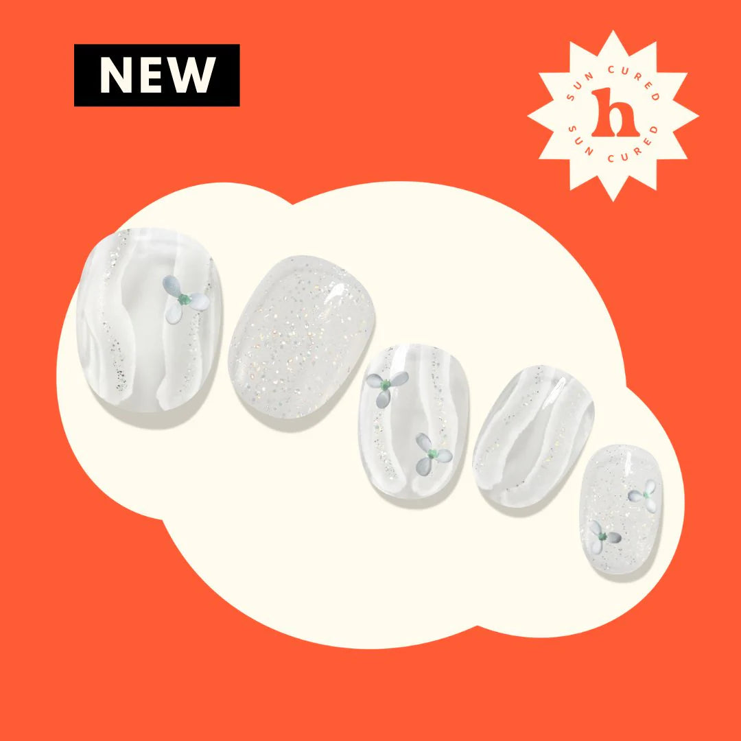 Hey, It’s Enchanted Glow-UV Nail Wraps-Blush&Cherry - Blush and Cherry - Heyhae UV Gel Folien - Premium Solar
