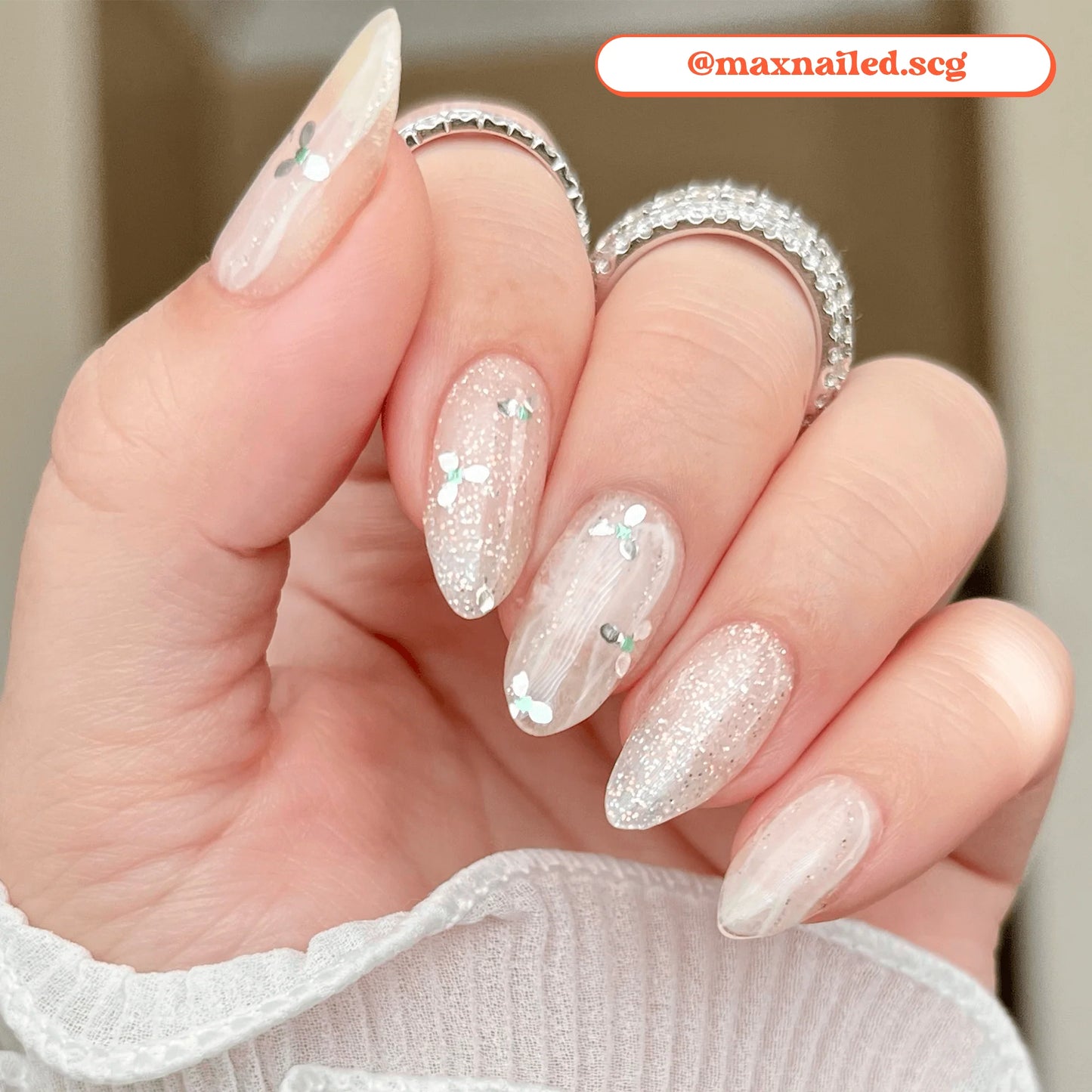 Hey, It’s Enchanted Glow-UV Nail Wraps-Blush&Cherry - Blush and Cherry - Heyhae UV Gel Folien - Premium Solar