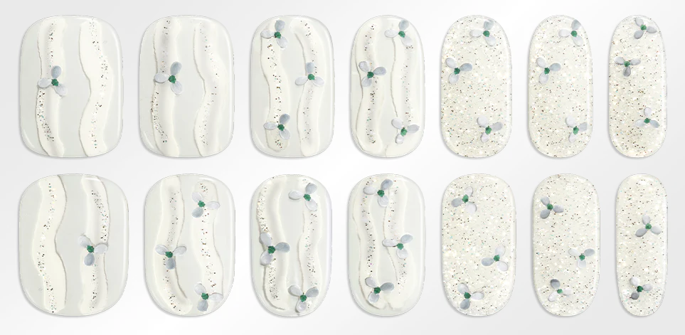 Hey, It’s Enchanted Glow-UV Nail Wraps-Blush&Cherry - Blush and Cherry - Heyhae UV Gel Folien - Premium Solar