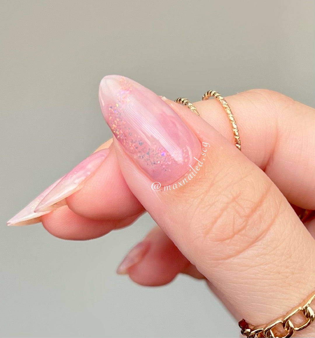 Hey, I Pink It’s Love-UV Nail Wraps-Blush&Cherry - Blush and Cherry - Heyhae UV Gel Folien - Premium Solar