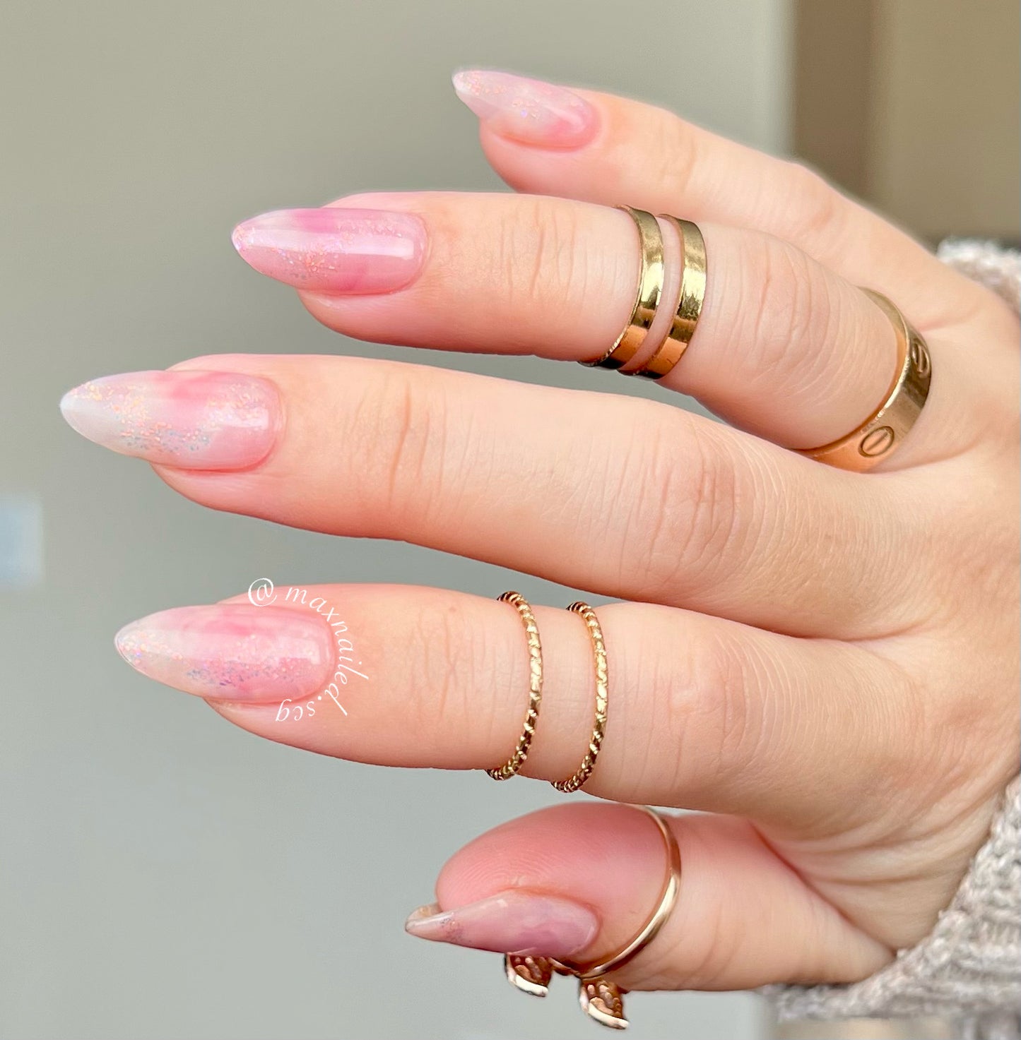 Hey, I Pink It’s Love-UV Nail Wraps-Blush&Cherry - Blush and Cherry - Heyhae UV Gel Folien - Premium Solar