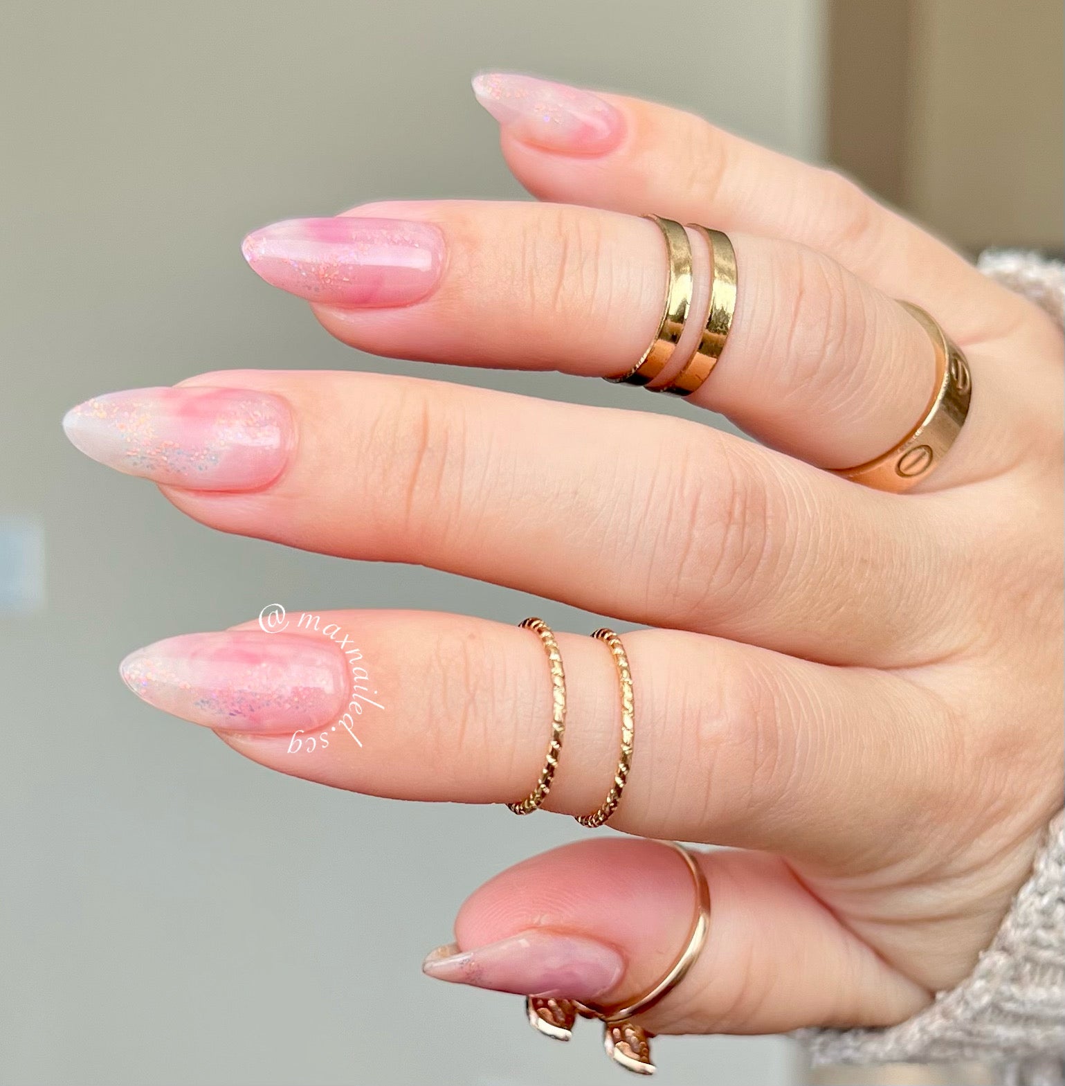 Hey, I Pink It’s Love-UV Nail Wraps-Blush&Cherry - Blush and Cherry - Heyhae UV Gel Folien - Premium Solar