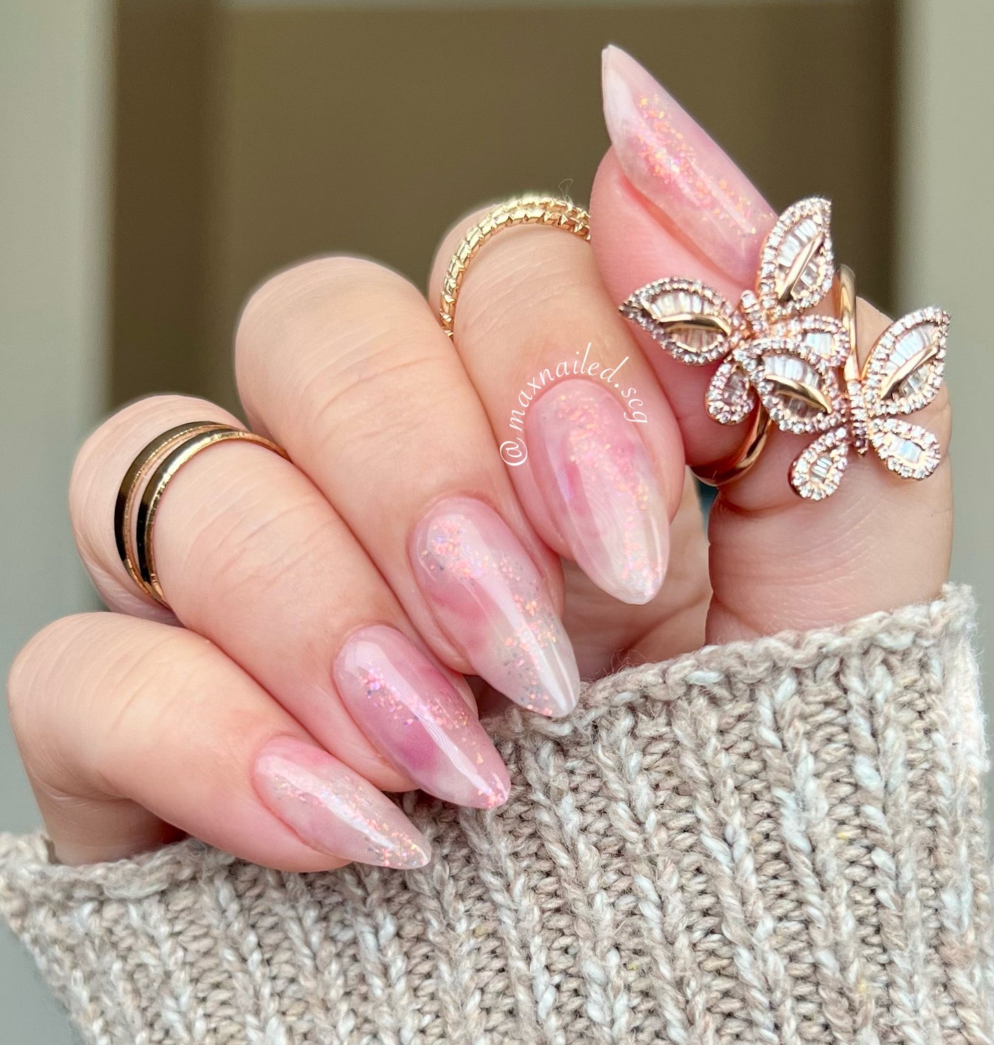 Hey, I Pink It’s Love-UV Nail Wraps-Blush&Cherry - Blush and Cherry - Heyhae UV Gel Folien - Premium Solar