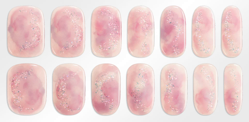 Hey, I Pink It’s Love-UV Nail Wraps-Blush&Cherry - Blush and Cherry - Heyhae UV Gel Folien - Premium Solar