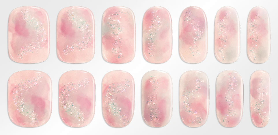 Hey, I Pink It’s Love-UV Nail Wraps-Blush&Cherry - Blush and Cherry - Heyhae UV Gel Folien - Premium Solar