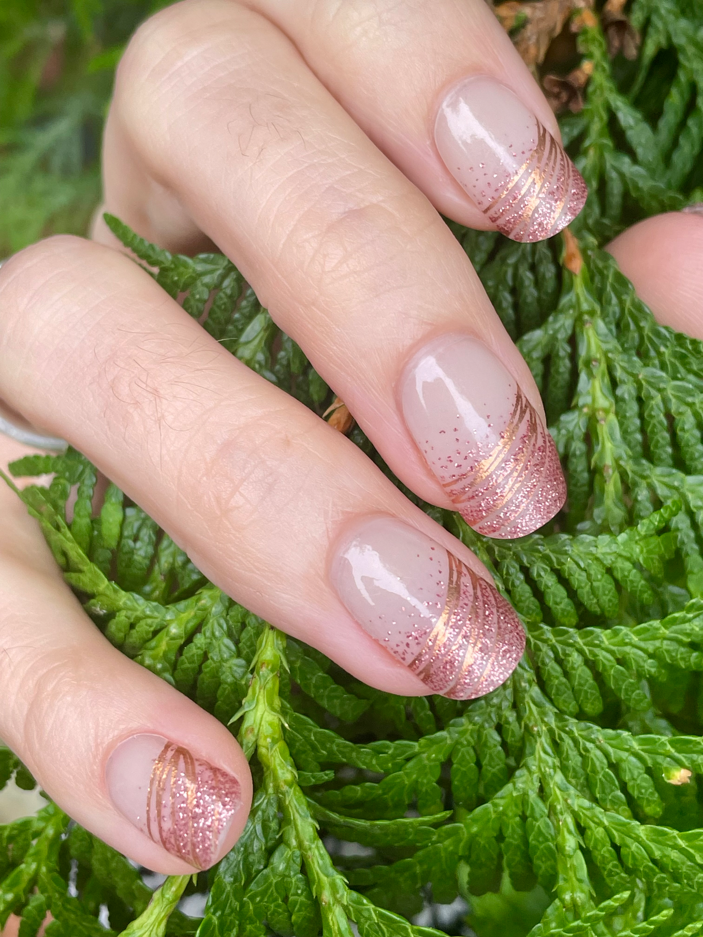 Gleam Spirit 16er Overlay-Blush&Cherry-Exklusiv-Blush&Cherry-Blush and Cherry-Nagelfolien-Non UV-Ohne UV