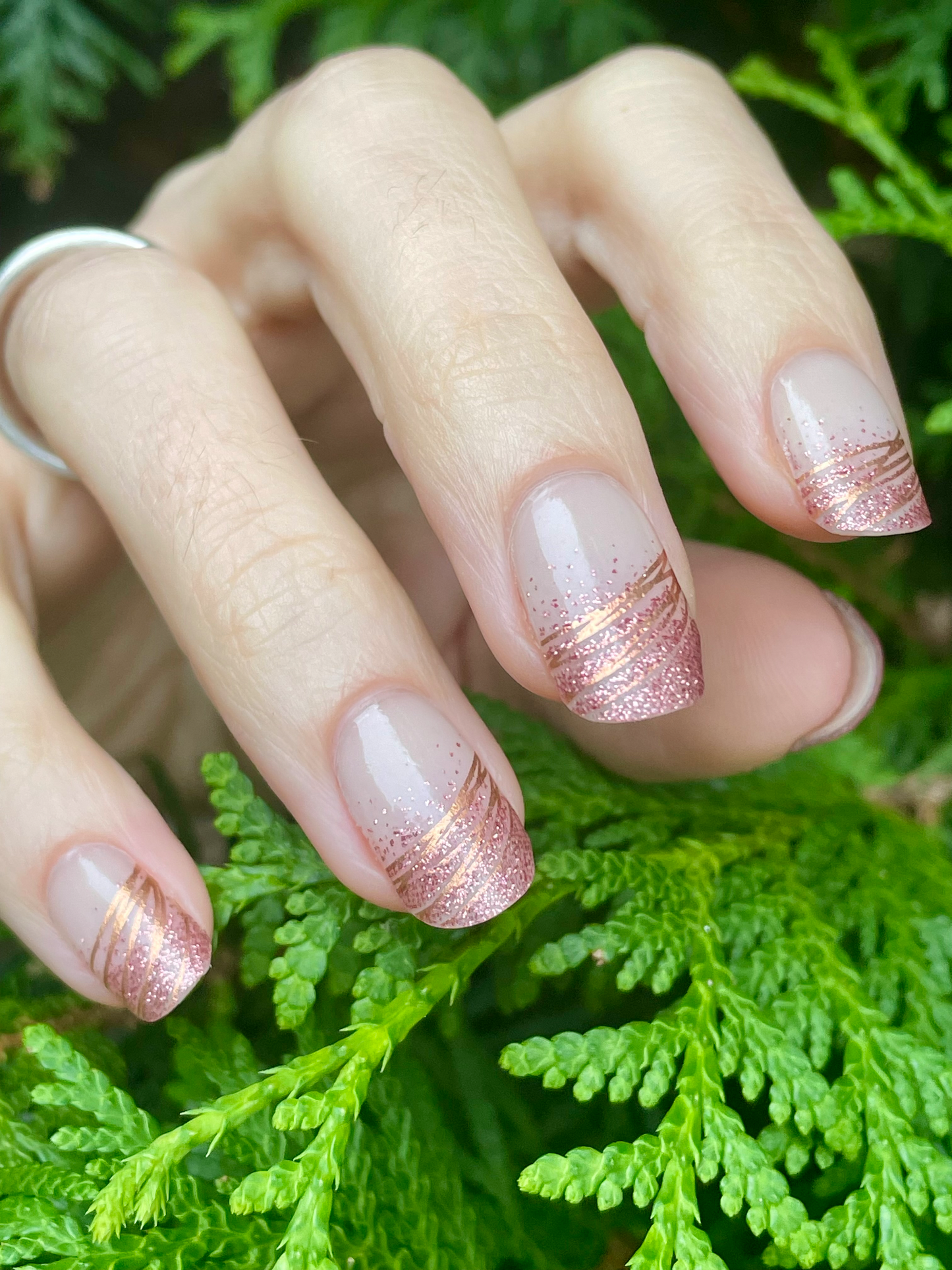 Gleam Spirit 16er Overlay-Blush&Cherry-Exklusiv-Blush&Cherry-Blush and Cherry-Nagelfolien-Non UV-Ohne UV