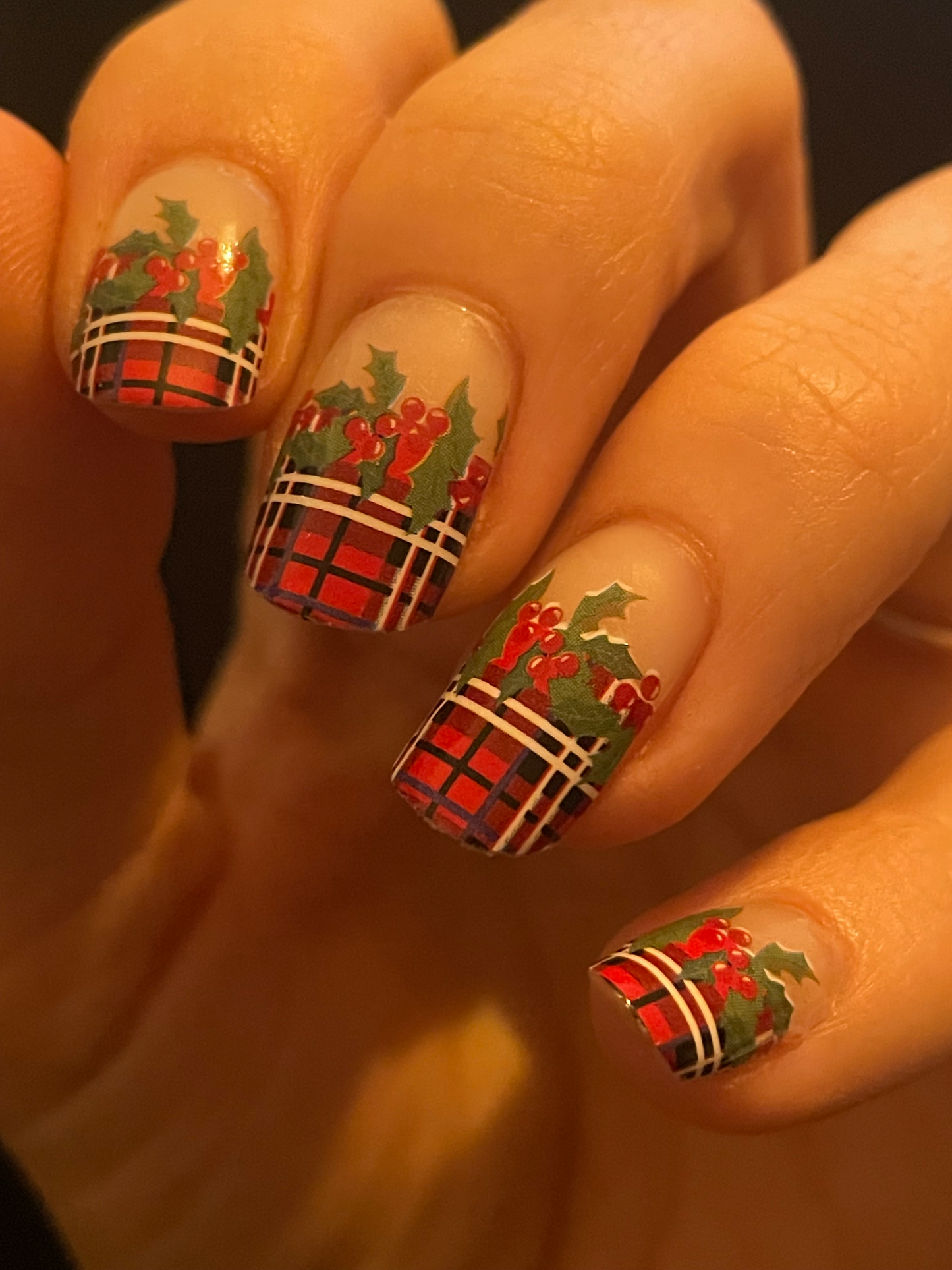 Mistletoe 16er Overlay-Blush&Cherry - Blush and Cherry - Nagelfolien ohne UV